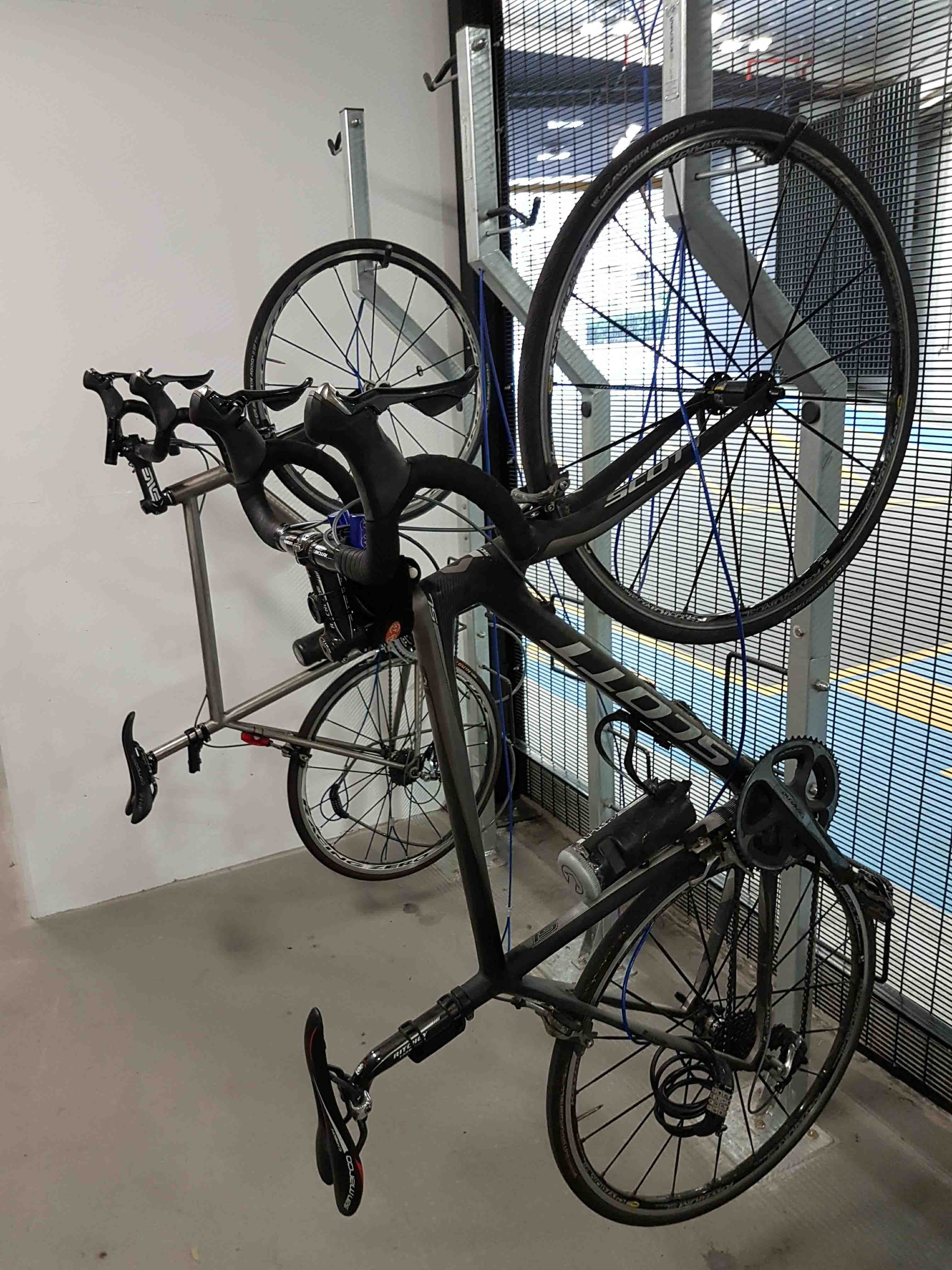 hanging bike storage